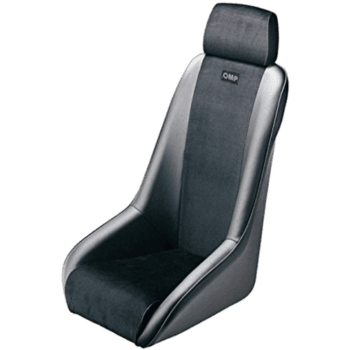 OMP Seat Classic Black with Centre Upholstered