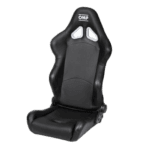 High-performance racing seat from Grand Prix Racewear, designed for motorsport enthusiasts and professional drivers, featuring ergonomic support and durable materials.
