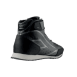 Black Grand Prix Racewear racing shoe with high ankle support and sleek design for motorsport enthusiasts.