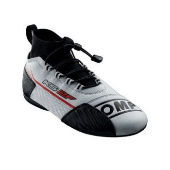 High-performance racing shoe from Grand Prix Racewear with secure lacing system and aerodynamic design for motorsport enthusiasts.