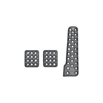 OMP Set 3 Pedal Extensions Sandblasted Aluminium