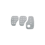 OMP Set 3 Racing Aluminium Pre-Curved Pedal Extensions