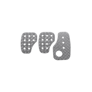 OMP Set 3 Pedals and Blasted Alluminium