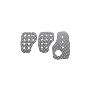 OMP Set 3 Pedals and Blasted Alluminium