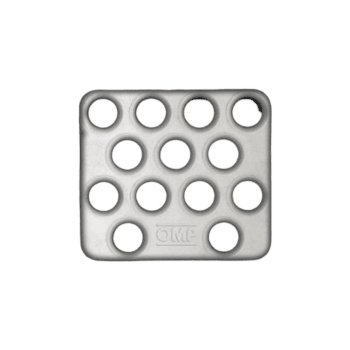 OMP Co-Drivers Footrest In Sandblasted Aluminium