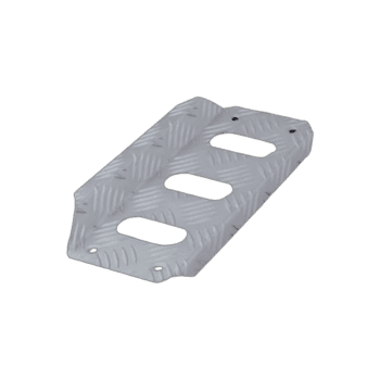 Knurled Anodized Aluminum Left Footrest