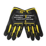 OMP Meccanica Mechanics Gloves - Black / Fluro Yellow