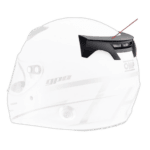 OMPSC0-0172 OMP Rear Spoiler for GP8 EVO Helmets - Black