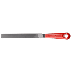 Facom flat half-cut file with handle PAM.MD200EMA for precise metal finishing and smoothing.