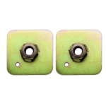 Sabelt Back Plate 65 mm X 65 mm X 3 mm 7/16 UNF Thread Welded Nut 40 mm2