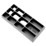 Facom small component storage module with 9 compartments for organisation and easy access.