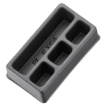 Facom small component storage module with four compartments for organised tool and part storage.
