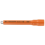 Facom VSE series 1,000 Volt insulated 1/4 extension R.210AVSE in orange with black text.