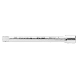 Facom 1/4 wobble extension R.210S for automotive and mechanical use, made of durable chrome vanadium steel.