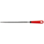 Facom round second-cut rasps medium cut RAB.RD250EMA for woodworking and metalworking tasks.