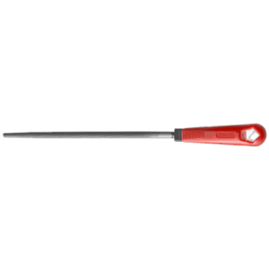 High-quality racing screwdriver with red handle and long metal shaft for motorsport maintenance and repairs.