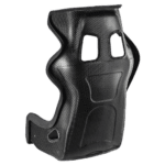 High-performance carbon fibre racing seat designed for Grand Prix racewear, offering lightweight durability and optimal support for motorsport drivers.