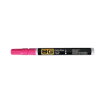 Pink B-G paint pen with fine tip for detailed marking and writing, ideal for technical and artistic applications.
