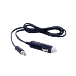 Car cigarette lighter power adapter with cable for vehicle electronic devices.
