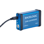 Racelogic CAN Gateway device used in motorsport telemetry and data acquisition systems.