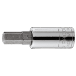 Facom 1/4 drive metric 6-point socket for precise automotive and mechanical work.