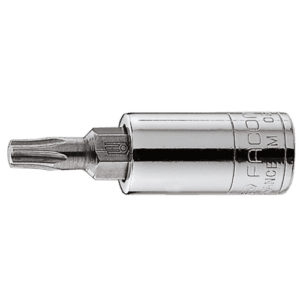 Facom RX 1/4 drive Torx bit socket for precise fastening and automotive repair.