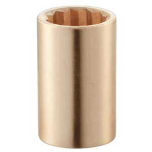 Facom non-sparking 1/2 inch metric 12-point socket for safe industrial use.