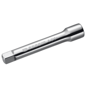 Facom S - 1/2 drive extension bar in polished chrome finish for professional use.