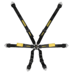Schroth Enduro 6-Point Harness for motorsport safety, featuring adjustable straps and quick-release buckles.