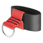 Grand Prix Racewear heat shrink sheath with metal D ring for safety and durability.