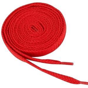 Red racing laces for Grand Prix Racewear, designed for motorsport safety and style.