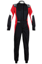 Sparco Competition Female Race Suit - Black / Red / White