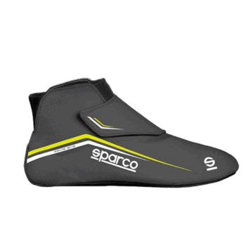 High-performance racing shoe from Grand Prix Racewear by Sparco, designed for motorsport enthusiasts and professional drivers.