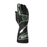 Sparco Futura Race Gloves - Black/Fluro Green