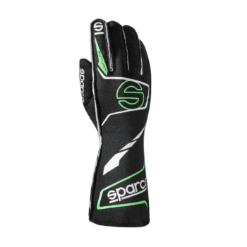 Sparco Futura Race Gloves - Black/Fluro Green