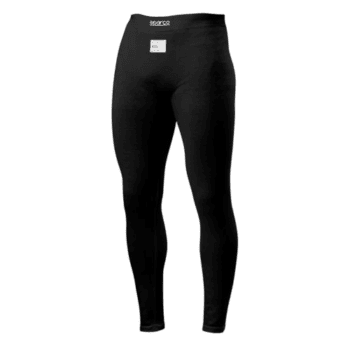 Black racing leggings from Grand Prix Racewear with high waistband and sleek fit, ideal for motorsport enthusiasts and racers.