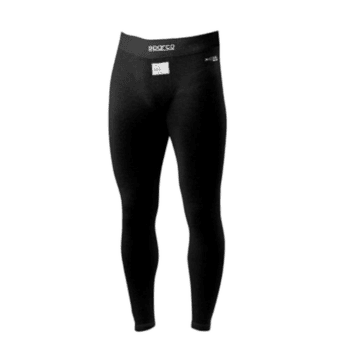 Black racing leggings from Grand Prix Racewear with Sparco branding, designed for motorsport enthusiasts and racers.