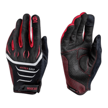 Sparco Hypergrip Gaming Gloves - Black/Red