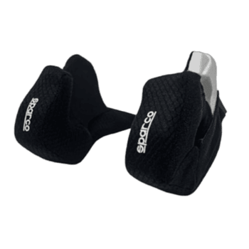 Sparco Cheek Padding Jet Helmet - Black