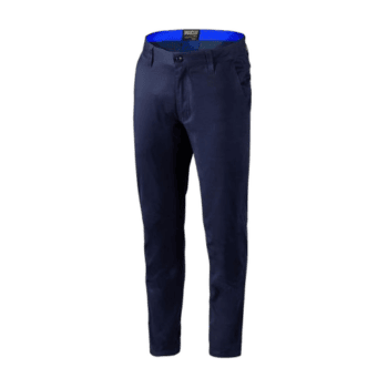 Navy blue racing trousers from Grand Prix Racewear, designed for motorsport enthusiasts and professionals.