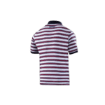 Striped racing polo shirt with GPR Direct branding, ideal for motorsport enthusiasts and racewear fans.