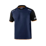 Blue and black Grand Prix Racewear racing jersey with Sparco branding, designed for motorsport enthusiasts and professionals.