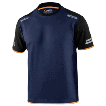 Grand Prix Racewear racing jersey in blue and black with sponsor logos, designed for motorsport enthusiasts and professionals.