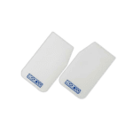 Sparco Mud Flap Pair White