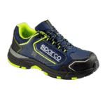 Sparco All Road S3 Mechanics Shoe - NavyBlue/FluroYellow