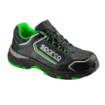 Sparco All Road S3 Mechanics Shoe - NavyBlue/FluroGreen