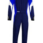 Sparco Competition Race Suit - Navy Blue / Blue / White