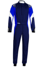 Sparco Competition Race Suit - Navy Blue / Blue / White