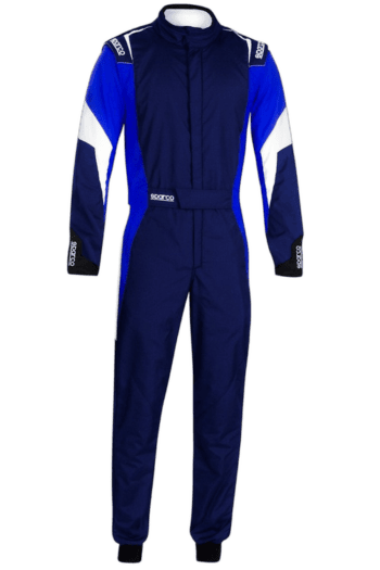 Sparco Competition Race Suit - Navy Blue / Blue / White