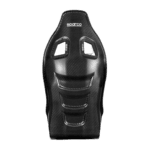 Sparco racing seat shell made from lightweight carbon fibre for motorsport safety and performance.